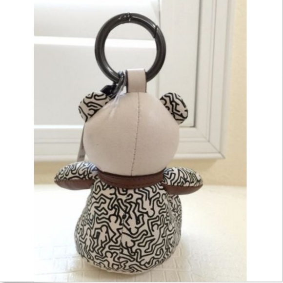 COACH New York KEITH HARING BEAR KEY RING CHARM - Picture 5 of 5